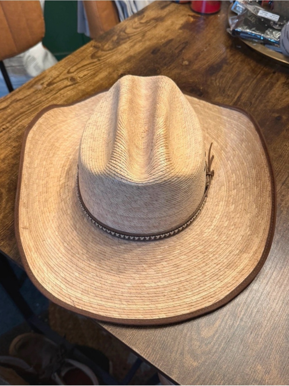 NWOT! Resistol Classic Palm Cowboy Hat - Natural/Tan